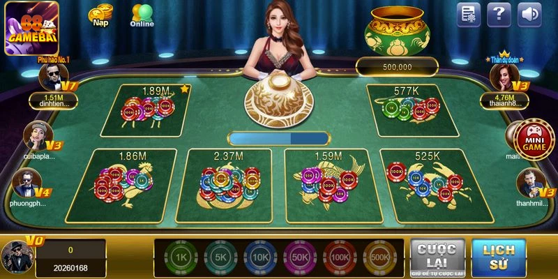 Đôi nét về game dân gian bầu cua tại 68gb
